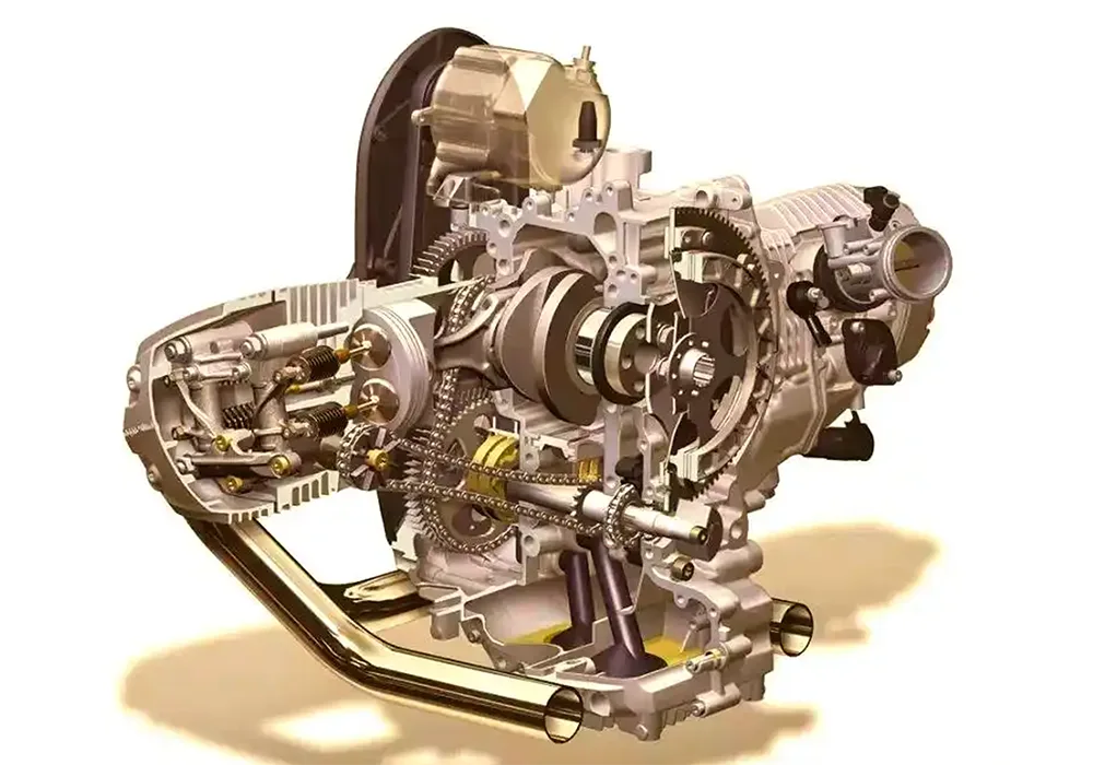 Система за предаване на мотоциклет и изместване на предавките