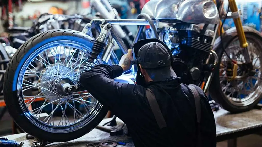 Motorcycle Spoke repair